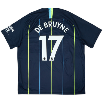 2018-19 Manchester City Away Shirt De Bruyne #17 - 10/10 - (XL)
