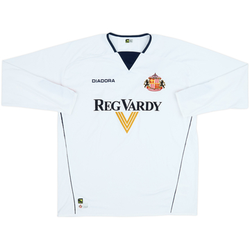 2004-05 Sunderland Away L/S Shirt - 7/10 - (XL)