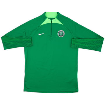 2022-23 Nigeria Nike 1/4 Zip Training Top - 8/10 - (L)