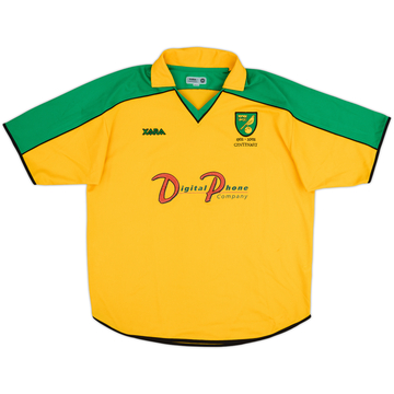 2001-03 Norwich Centenary Home Shirt - 8/10 - (L)