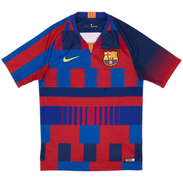 2018-19 Barcelona Nike Mash Up Training Shirt - 8/10 - (S)