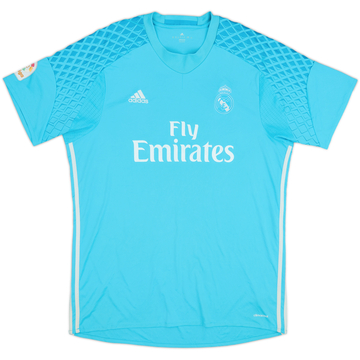 2016-17 Real Madrid GK S/S Shirt - 5/10 - (XL)