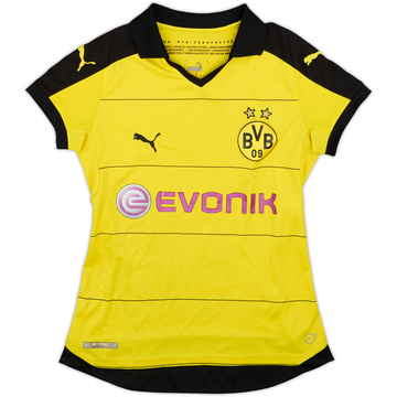 2015-16 Borussia Dortmund Home Shirt - 6/10 - (Women's XS)