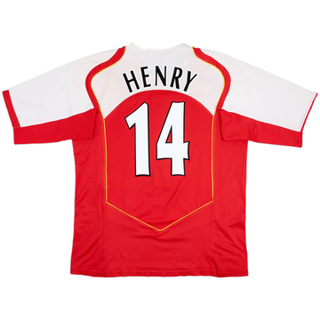 2004-05 Arsenal Home Shirt Henry #14 - 7/10 - (XL)