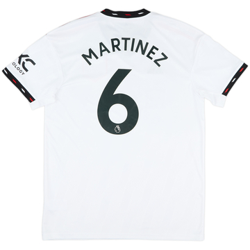 2022-23 Manchester United Away Shirt Martinez #6 - 10/10 - (L)