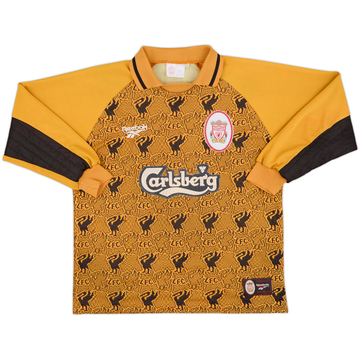 1996-97 Liverpool GK Shirt - 8/10 - (M)