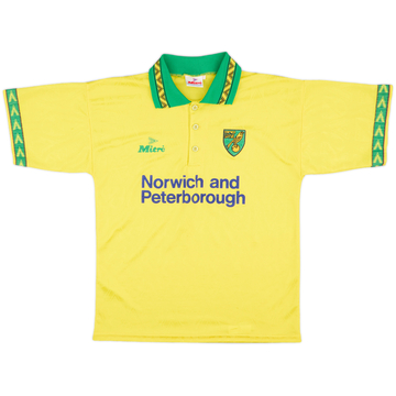1994-96 Norwich Home Shirt - 8/10 - (S)