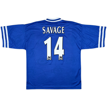 1996-98 Leicester Home Shirt Savage #14 - 10/10 - (L)
