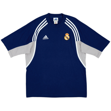 2000-01 Real Madrid adidas Cotton Tee - 8/10 - (L)