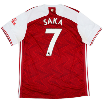 2020-21 Arsenal Home Shirt Saka #7 - 6/10 - (XL)