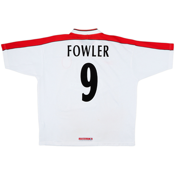 1998-99 Liverpool Away Shirt Fowler #9 - 8/10 - (XL)