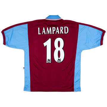 1997-98 West Ham Home Shirt Lampard#18 - 8/10 - (L)