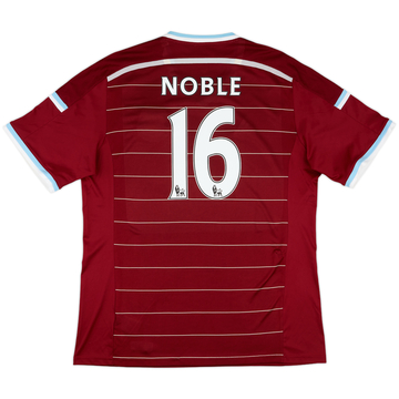 2014-15 West Ham Home Shirt Noble #16 - 8/10 - (XXL)