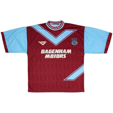 1993-95 West Ham Home Shirt - 7/10 - (L)