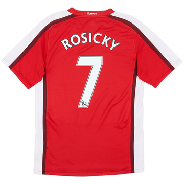 2008-10 Arsenal Home Shirt Rosicky #7 - 7/10 - (S)
