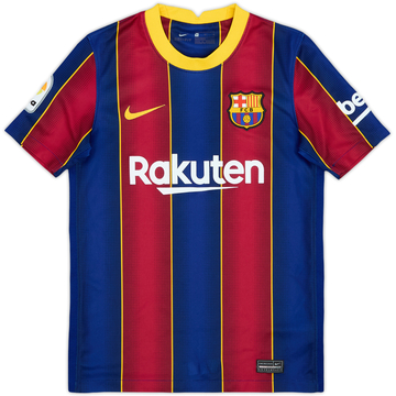 2020-21 Barcelona Home Shirt - 7/10 - (M.Boys)
