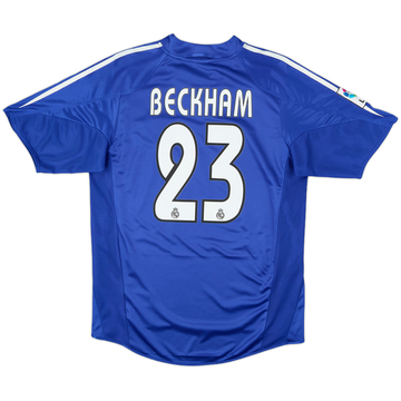 2004-05 Real Madrid Third Shirt Beckham #23 - 8/10 - (S)