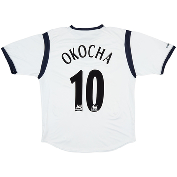 2001-03 Bolton Home Shirt Okocha #10 - 9/10 - (L)