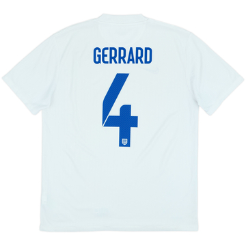 2014-15 England Home Shirt Gerrard #4 - 6/10 - (L)