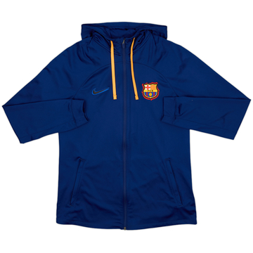 2022-23 Barcelona Nike Hooded Track Jacket - 9/10 - (M)