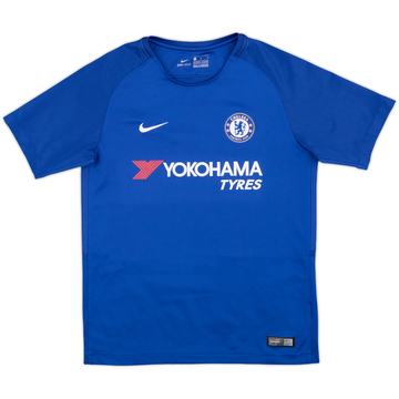2017-18 Chelsea Home Shirt - 9/10 - (L.Boys)
