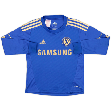 2012-13 Chelsea Home L/S Shirt - 9/10 - (7-8 Years)
