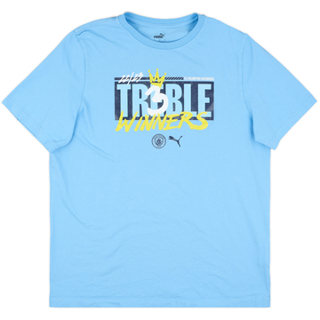 2022-23 Manchester City Puma Cotton Tee - 10/10 - (L)