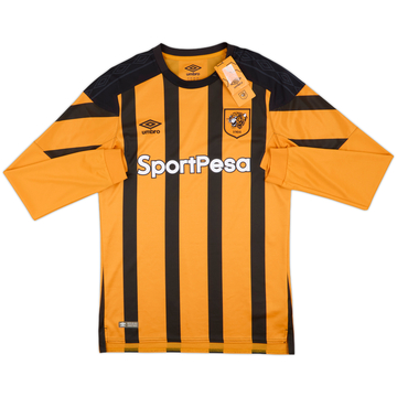 2017-18 Hull City Home L/S Shirt (S)