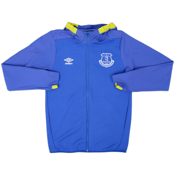 2015-16 Everton Umbro Hooded Track Jacket - 8/10 - (S)