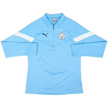 2022-23 Manchester City Puma 1/4 Zip Drill Top - 9/10 - (Women's S)
