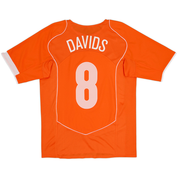2004-06 Netherlands Home Shirt Davids #8 - 10/10 - (M)
