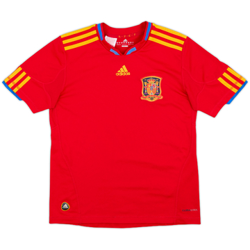 2009-10 Spain Home Shirt - 9/10 - (M.Boys)