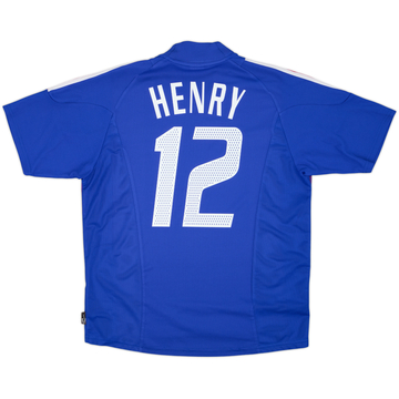 2002-04 France Home Shirt Henry #12 - 8/10 - (L)