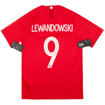 2018-19 Poland Away Shirt Lewandowski #9 (S)