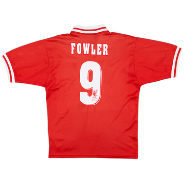 1996-98 Liverpool Home Shirt Fowler #9 - 9/10 - (S)