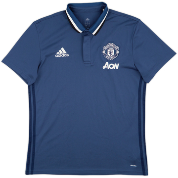 2016-17 Manchester United adidas Polo Shirt - 9/10 - (L)