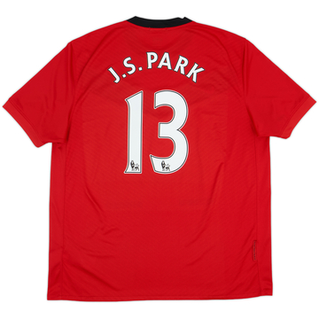 2009-10 Manchester United Home Shirt J.S.Park #13 - 8/10 - (XL)