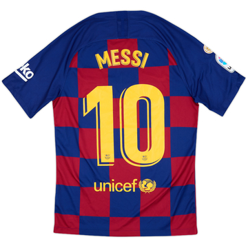 2019-20 Barcelona Home Shirt Messi #10 - 8/10 - (S)