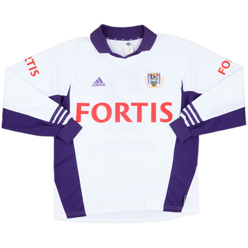 2001-02 Anderlecht Match Issue Home L/S Shirt #2