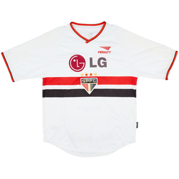 2001 Sao Paulo Home Shirt - 8/10 - (L)