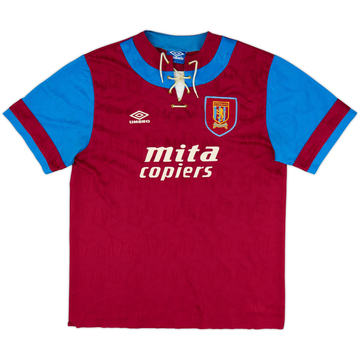 1992-93 Aston Villa Home Shirt - 8/10 - (XL)