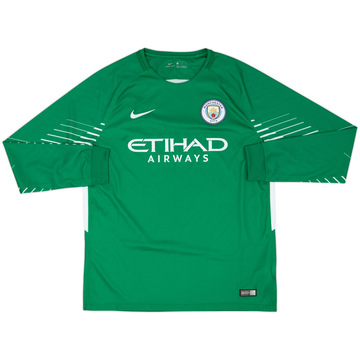 2017-18 Manchester City GK Shirt - 8/10 - (L)