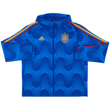 2022-24 Spain adidas Hooded Rain Jacket - 9/10 - (XL)