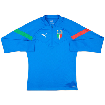 2022-23 Italy Puma 1/4 Zip Drill Top - 9/10 - (M)