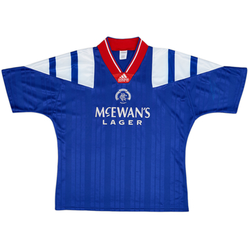 1992-94 Rangers Home Shirt - 7/10 - (XL)