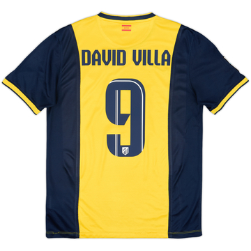 2013-14 Atletico Madrid Away Shirt David Villa #9 - 6/10 - (M)