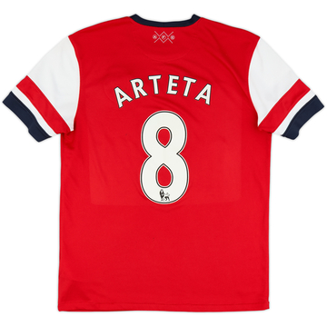 2012-14 Arsenal Home Shirt Arteta #8 - 6/10 - (M)