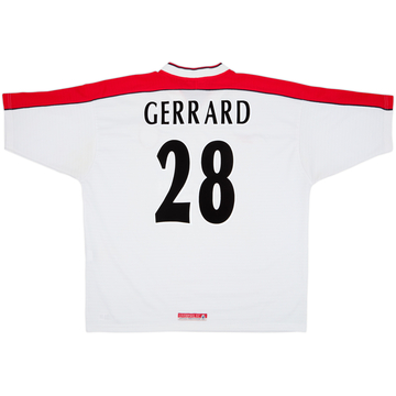1998-99 Liverpool Away Shirt Gerrard #28 - 7/10 - (XXL)