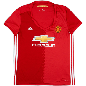 2016-17 Manchester United Home Shirt - 8/10 - (Women's XL)
