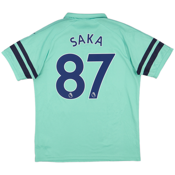 2018-19 Arsenal Third Shirt Saka #87 - 8/10 - (L)